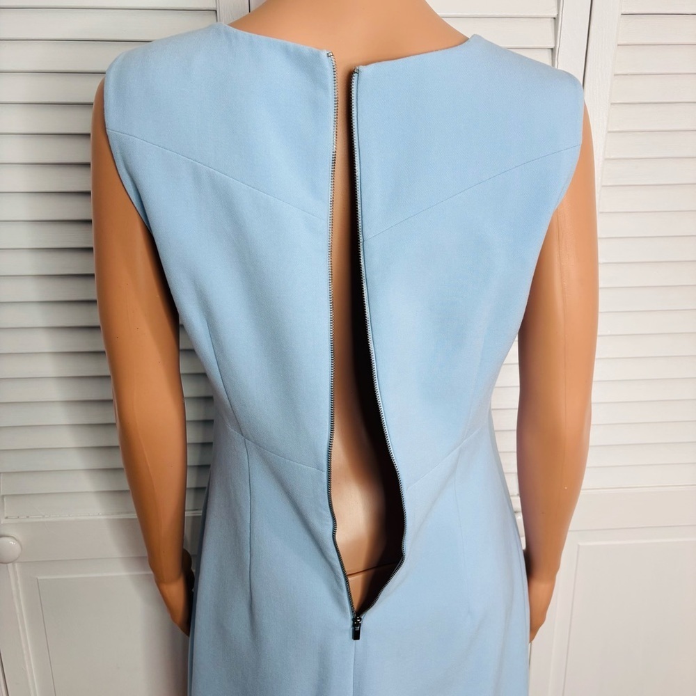 DIANE VON FURSTENBERG Robin Blue Carrie Dress Size 8 - Picture 9 of 10
